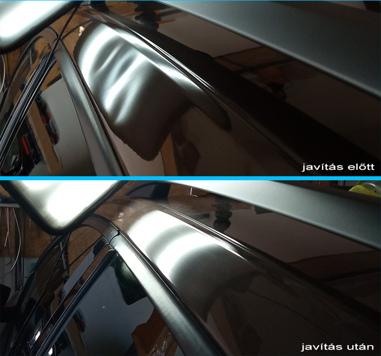 tetőkoszorú horpadásjavítása